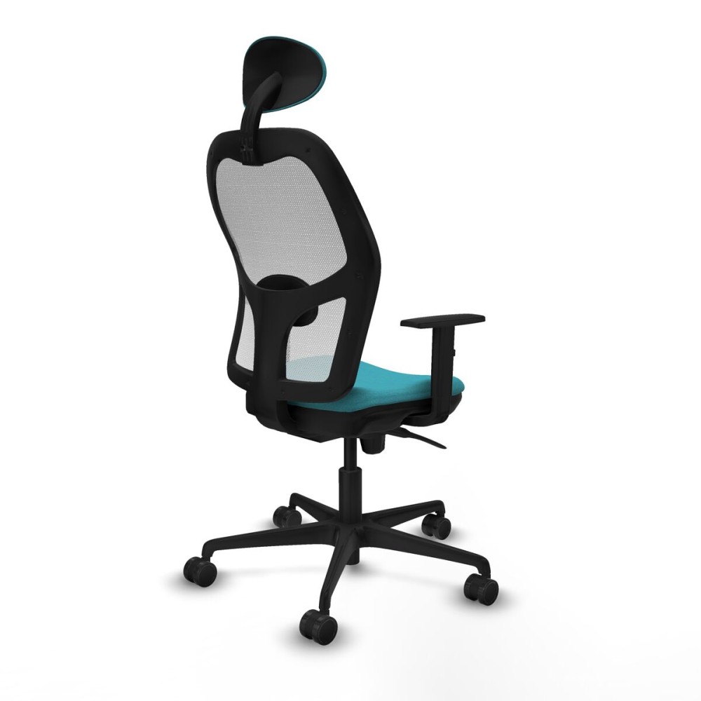 Office Chair with Headrest Jorquera Piqueras y Crespo 1D036N1 Turquoise