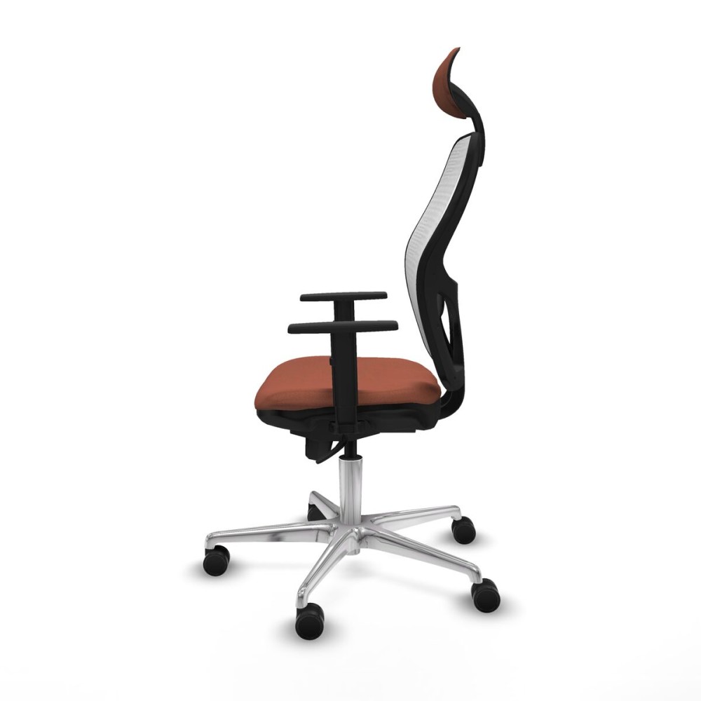 Office Chair with Headrest Jorquera Piqueras y Crespo 1D086N1 White Brown