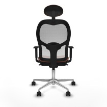 Office Chair with Headrest Jorquera Piqueras y Crespo 1D086N1 White Brown
