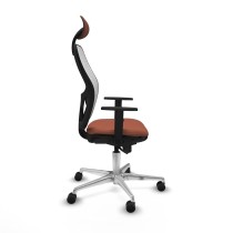 Office Chair with Headrest Jorquera Piqueras y Crespo 1D086N1 White Brown