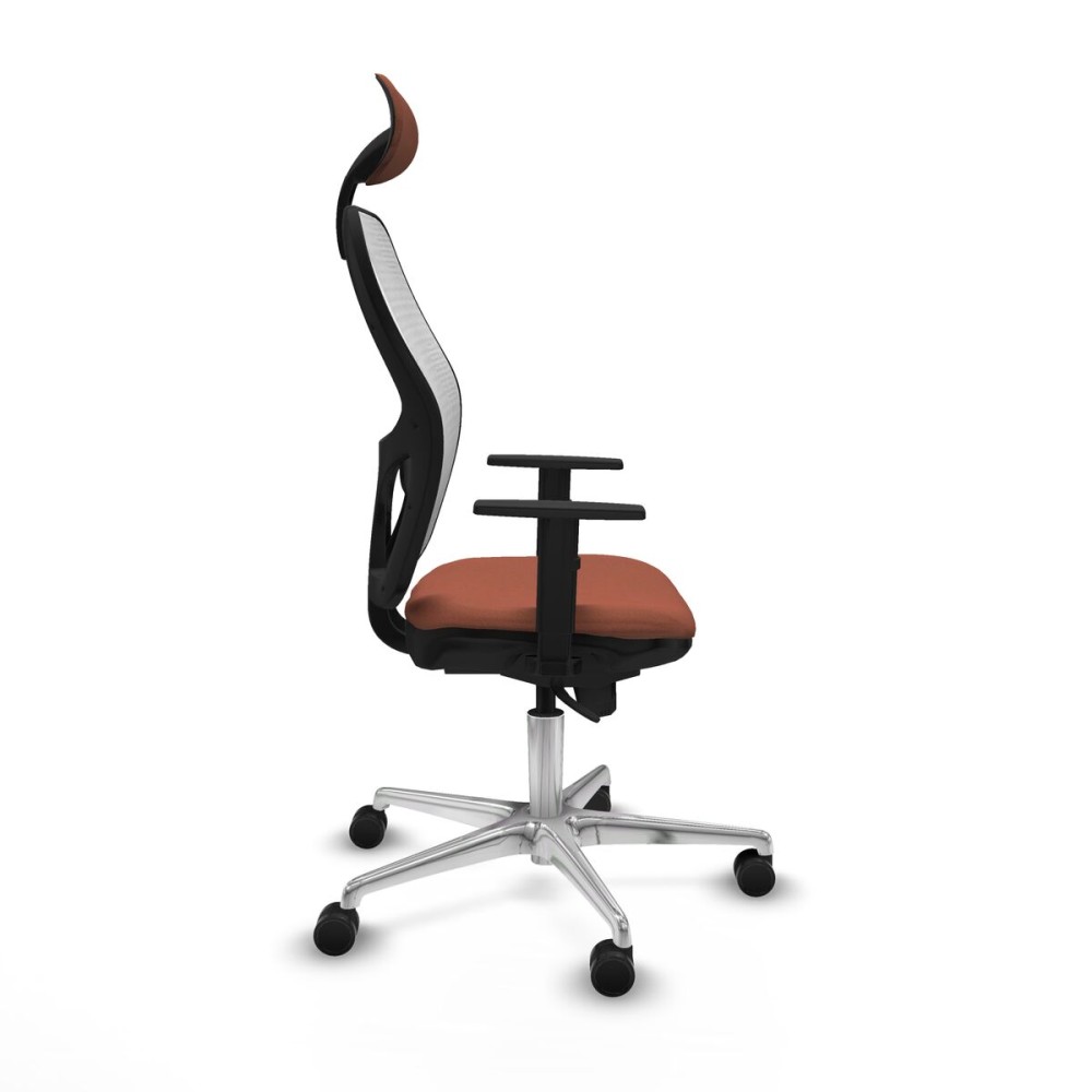 Office Chair with Headrest Jorquera Piqueras y Crespo 1D086N1 White Brown