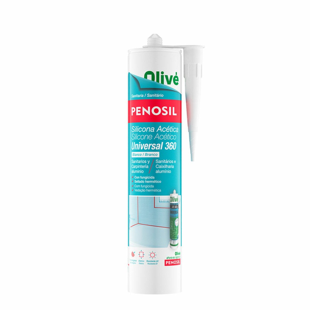 Essigsilikon Penosil Weiß 280 ml Badezimmer
