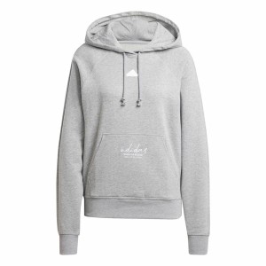 Sweat à capuche homme Adidas Signature Graphic Embroidery French Gris