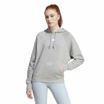 Sweat à capuche homme Adidas Signature Graphic Embroidery French Gris