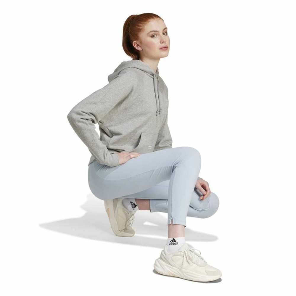 Sweat à capuche homme Adidas Signature Graphic Embroidery French Gris
