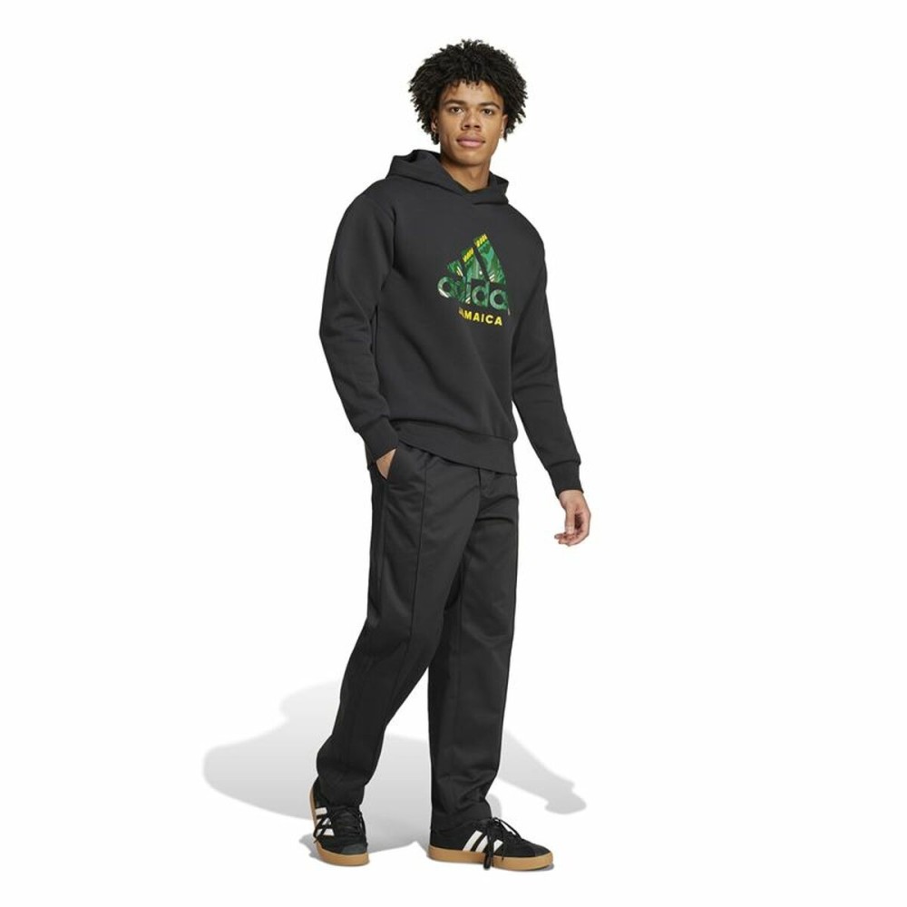 Sweat à capuche homme Adidas Jamaica Seasonal Doubleknit Noir