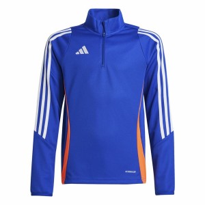 Sweatshirt without Hood Adidas Tiro24 Blue