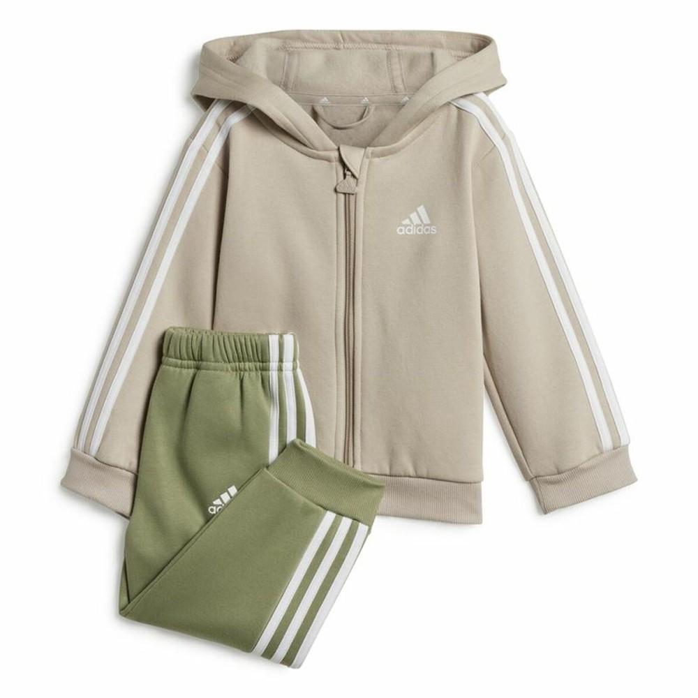 Ensemble de Sport pour Bébé Adidas Essentials Vert Gris