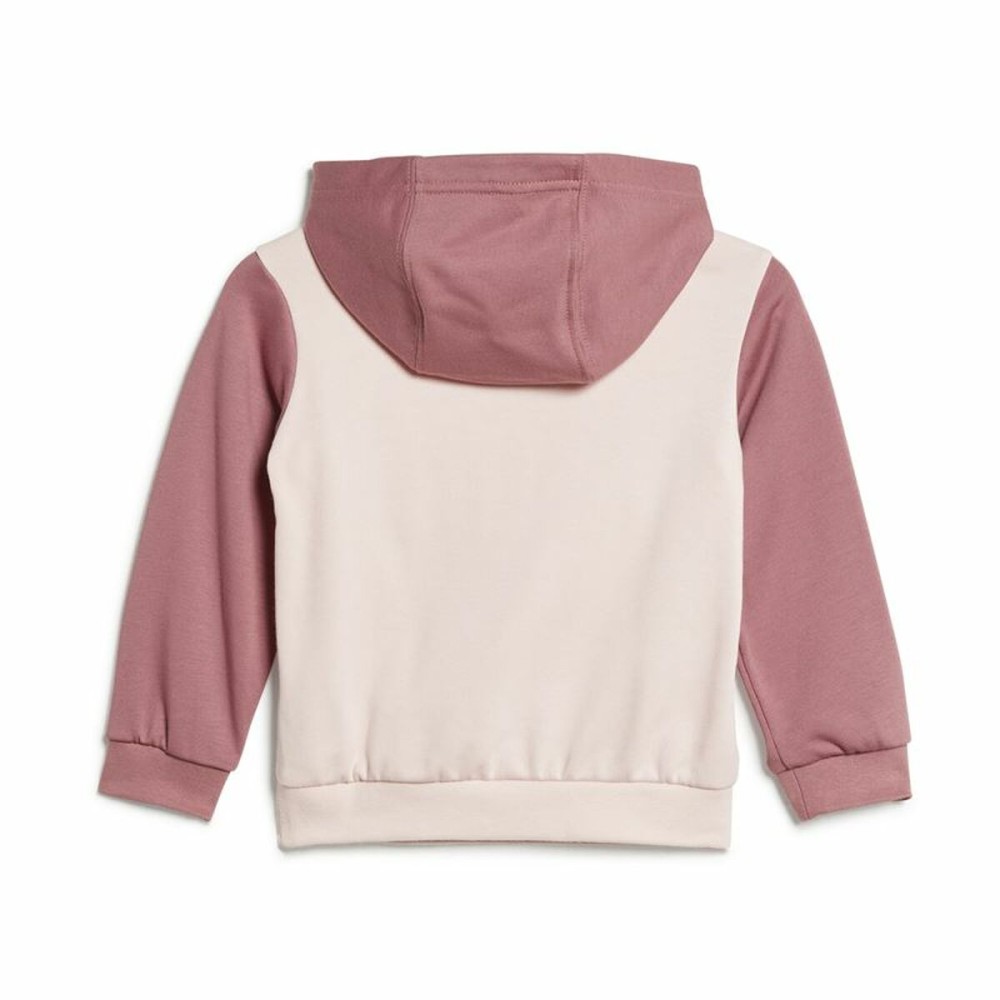 Children’s Tracksuit Adidas Essentials Colorblock Grey Pink