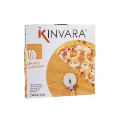 Cutting board Pizza Brown Bamboo (Ø 35 cm)