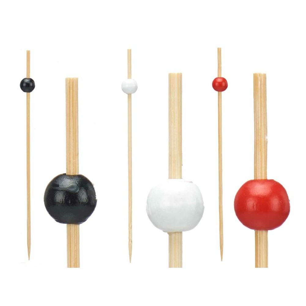 Bamboo toothpicks Kinvara 36339 Aperitif (24 Units)