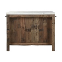 Kitchen furniture Home ESPRIT White Natural 120 x 60 x 97 cm 131 x 61,5 x 97 cm