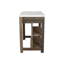 Kitchen furniture Home ESPRIT White Natural 120 x 60 x 97 cm 131 x 61,5 x 97 cm