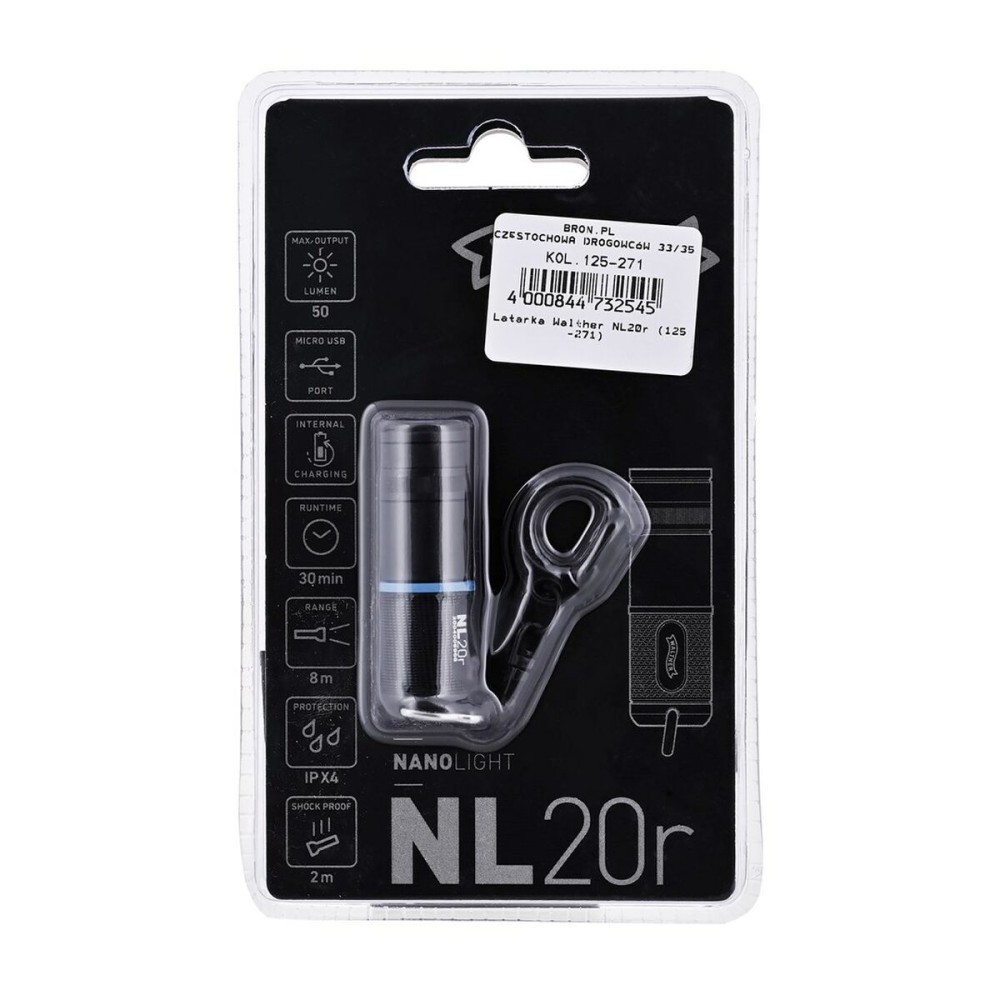 Porte-clés lanterne LED Walther 3.7121-1