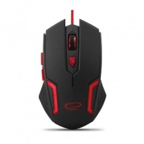 Souris Esperanza EGM205R Noir Rouge 2400 dpi