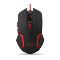 Souris Esperanza EGM205R Noir Rouge 2400 dpi