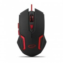 Souris Esperanza EGM205R Noir Rouge 2400 dpi