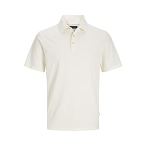 Herren Kurzarm-Poloshirt Jack & Jones JPRBLUWILLIAM 12257315 Weiß