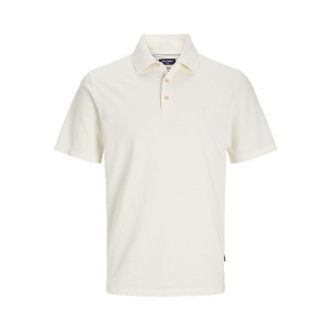 Polo à manches courtes homme Jack & Jones JPRBLUWILLIAM 12257315 Blanc