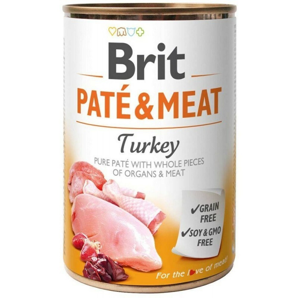 Wet food Brit Paté & Meat Turkey Turkey 400 g