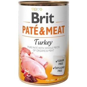 Wet food Brit Paté & Meat Turkey Turkey 400 g