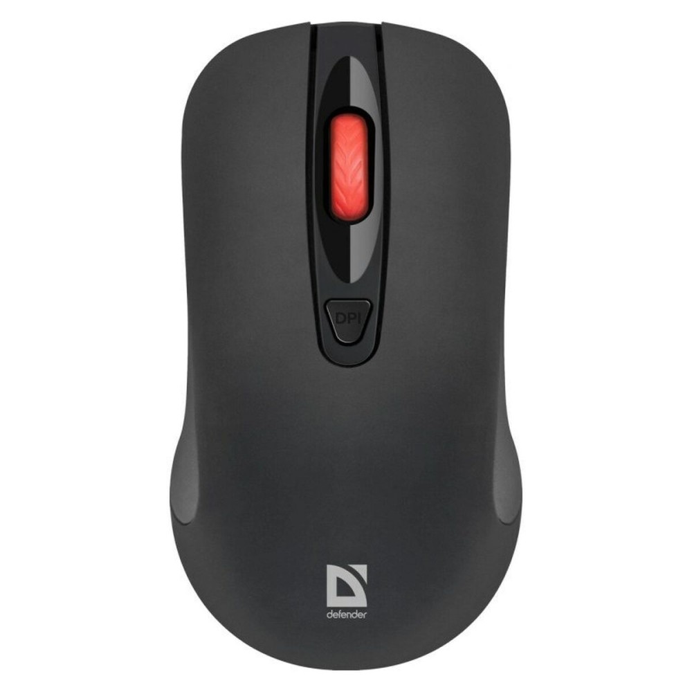 Drahtlose optische Maus Defender NEXUS MS-195 RF Schwarz 1600 dpi