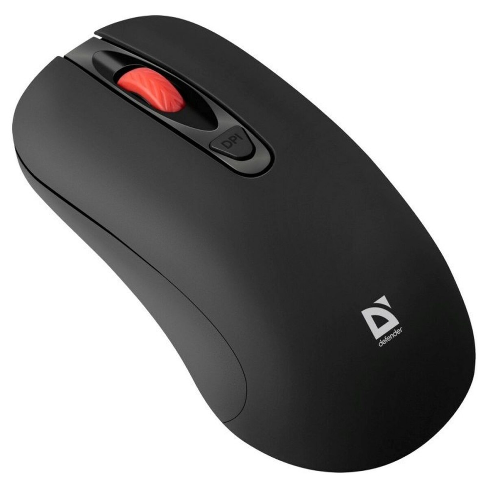 Drahtlose optische Maus Defender NEXUS MS-195 RF Schwarz 1600 dpi