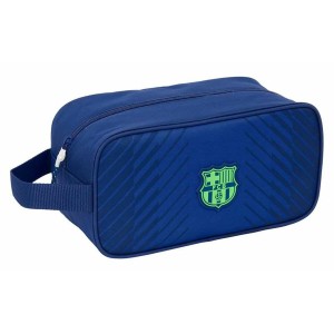 Range-Chaussures de Voyage F.C. Barcelona Blue marine 29 x 15 x 14 cm