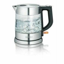 Elektrischer Wasserkocher mit LED-Licht Severin WK 3468 Schwarz Durchsichtig Edelstahl 2200 W 1 L