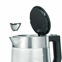 Elektrischer Wasserkocher mit LED-Licht Severin WK 3468 Schwarz Durchsichtig Edelstahl 2200 W 1 L