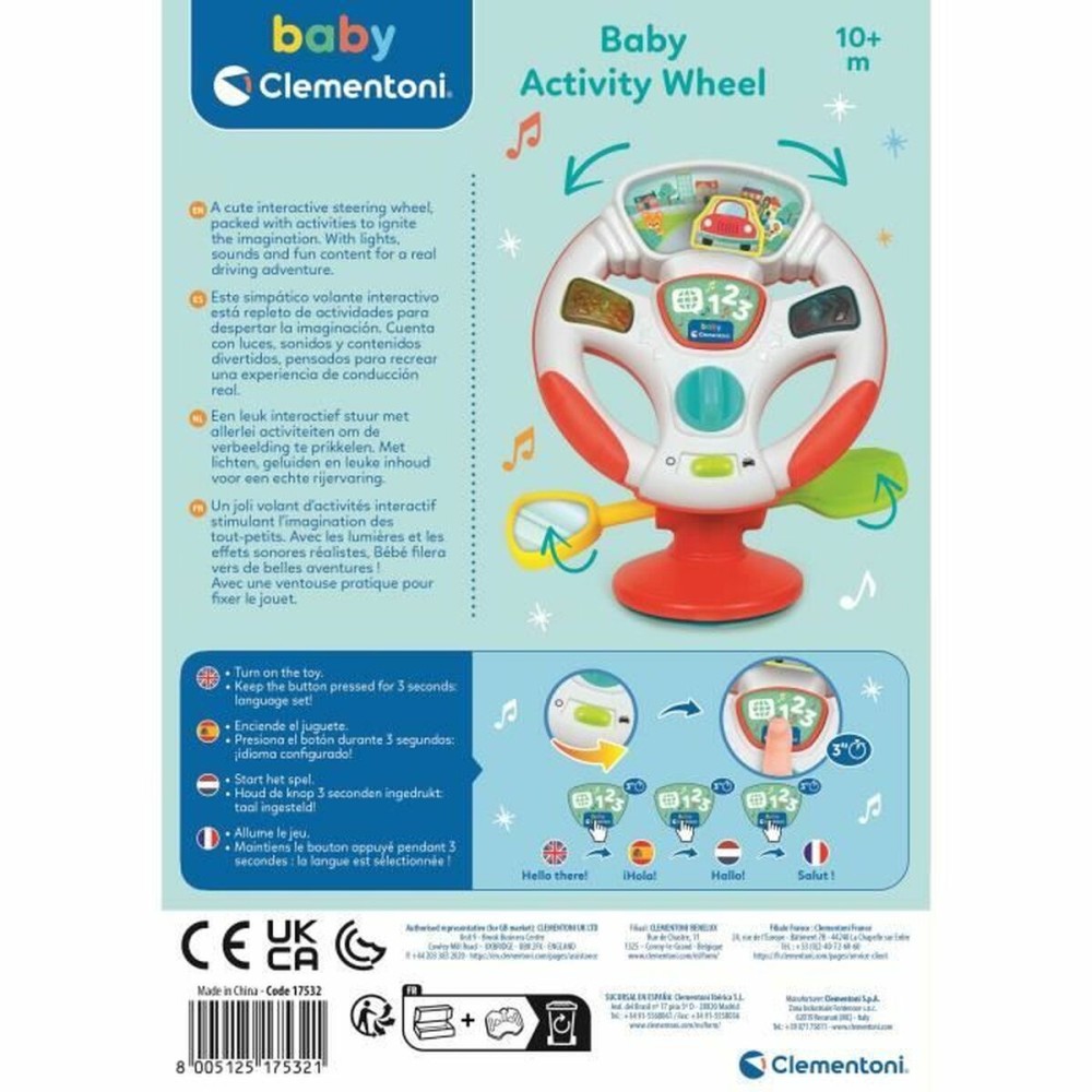 Jouet interactif pour bébé Clementoni