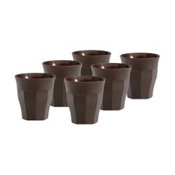 Set de Verres Duralex Picardie Marron 90 ml Ø 6,5 x 6,7 cm (6 Unités)