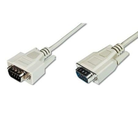 VGA Cable Assmann AK-310100-030-E White 3 m Beige