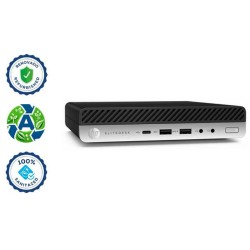 Mini PC HP 800G5 Intel Core i5-9500T 8 GB RAM 256 GB SSD (Reconditionné A)