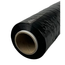 Papier à bulles Folia stretch czarna 23mic 3.00 Noir 50 cm