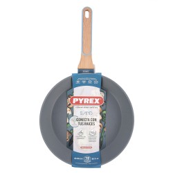 Pfanne Pyrex Sand Geschmiedetes Aluminium Blau 28 cm