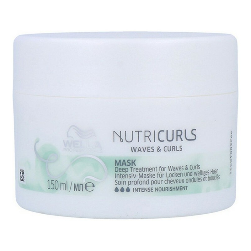 Masque pour cheveux Wella Nutricurls