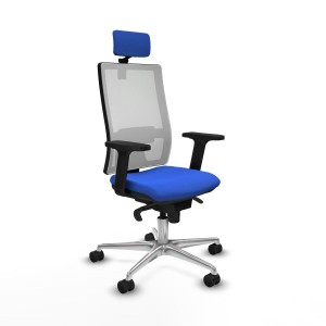 Bürostuhl mit Kopfstütze Piqueras y Crespo 2D086N2 Blau