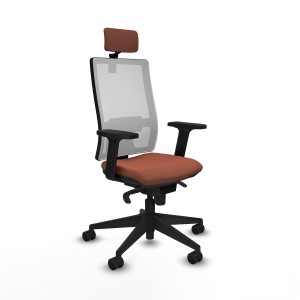 Bürostuhl mit Kopfstütze Piqueras y Crespo 2D066N2 Weiß Braun