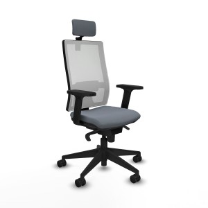 Bürostuhl mit Kopfstütze Piqueras y Crespo 2D066N2 Grau