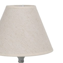 Tischlampe Beige Grau 60 W 220-240 V 20 x 20 x 34 cm