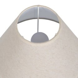 Tischlampe Beige Grau 60 W 220-240 V 20 x 20 x 34 cm