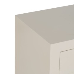 Console Blanc Bois d'épicéa Bois MDF 85 x 26 x 85 cm