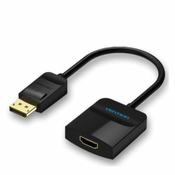 DisplayPort to HDMI Adapter Vention HBGBB 15 cm Black Grey