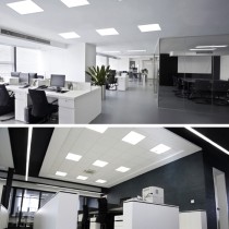 Ceiling Light EDM 31623 Plastic 40 W 59,5 x 59,5 x 3,5 cm