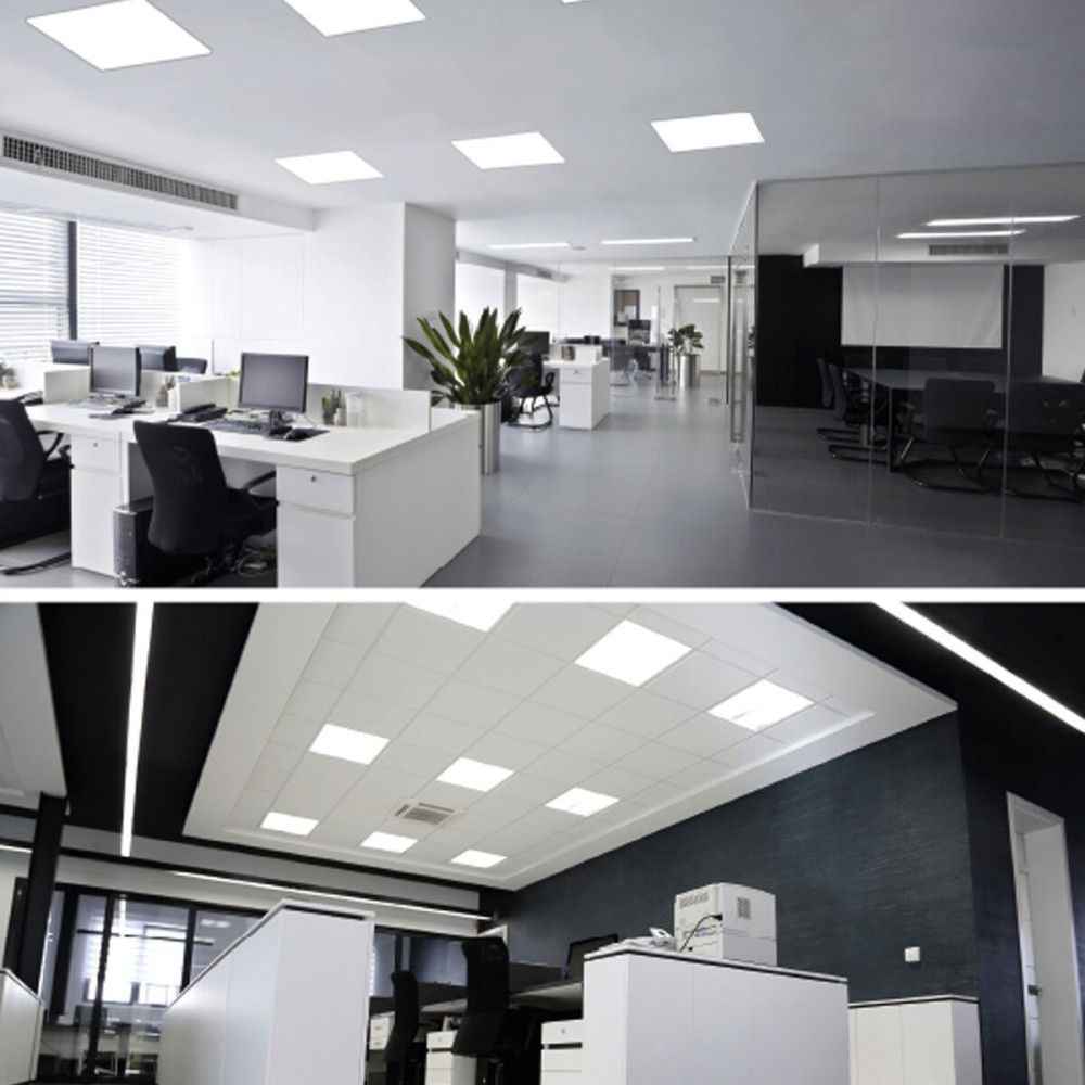 Ceiling Light EDM 31623 Plastic 40 W 59,5 x 59,5 x 3,5 cm