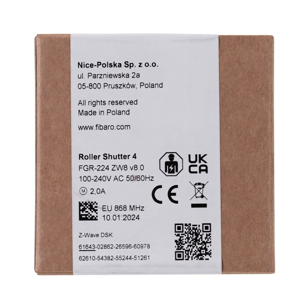 Smart Plug Fibaro FGR-224 ZW8