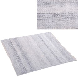 Tapis Goa Blanc/Gris PET 180 x 270 x 1 cm