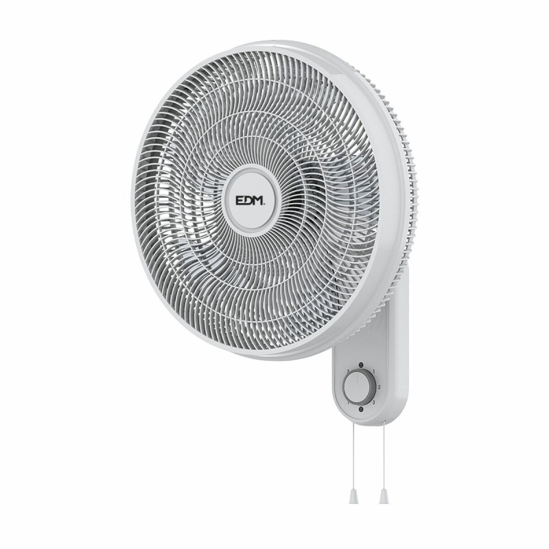 Ventilateur Mural EDM 33526 Blanc 50 W 55 W Ø 45 cm