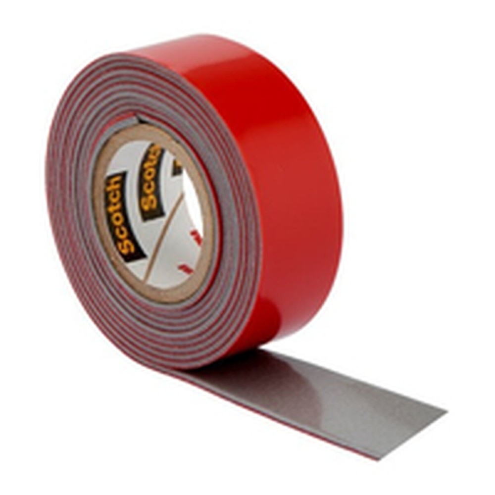 Double Sided Tape Scotch 19 mm x 1,5 m Black Red Grey